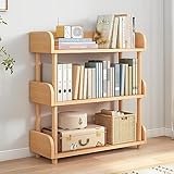 OSCHF 3-Tie Wooden Open Bookcase - Modern Display