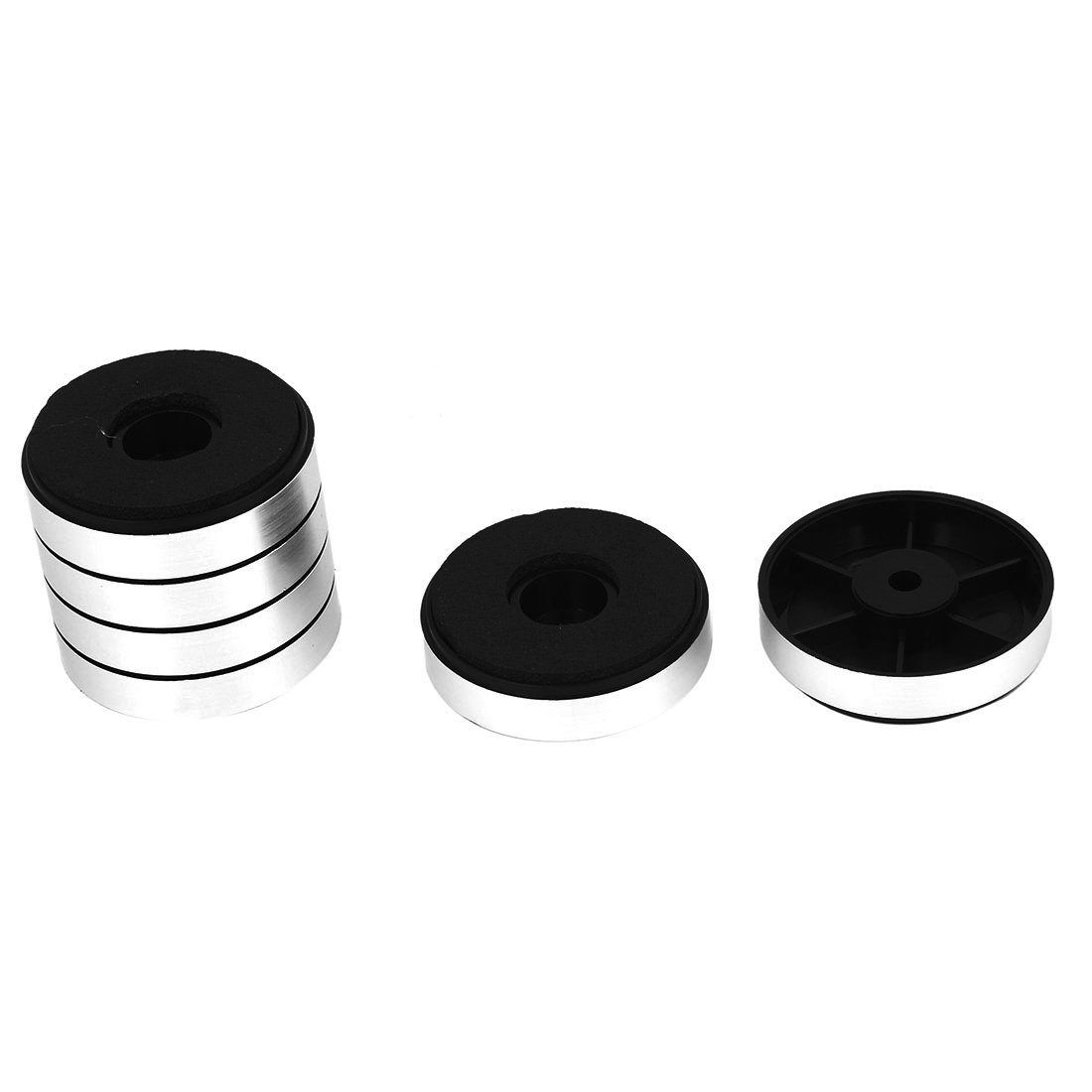 sourcing map Amplifier Ammeter Isolation Feet Stand Pad 40MM Dia 6PCS