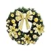 Christmas Wreath Berries Garland, SUPPION Holiday Decorations 2016 (Gold)