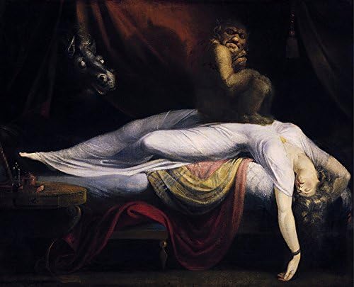 Spiffing Prints Henry Fuseli - The Nightmare Vintage Fine Art Print - Extra Large Vintage Wall Art Poster Picture Giclee Artwork Modern Contemporary & Fine Art Print