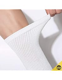 WANDER Women's Athletic Crew Socks 8 Pairs Size 9-13 Cushion Running Socks for Sport Wicking Cotton Socks