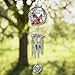 Memorial Wind Chimes When Cardinals Appear Angels are Near Red Cardinal Wind Chime with a Remembrance Saying Windchimes for Funeral Sympathy Outdoor 23.5