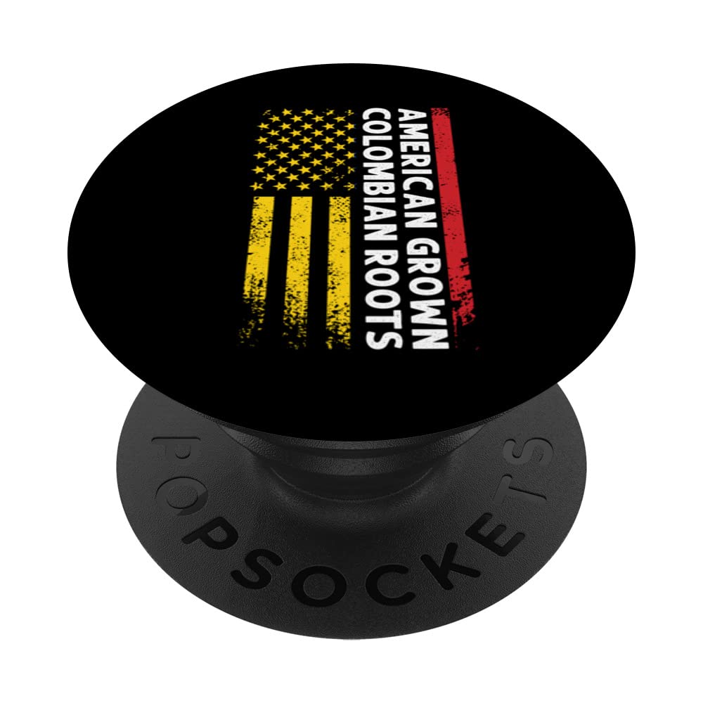 American growm Colombian roots Colombian Colombia PopSockets Swappable PopGrip