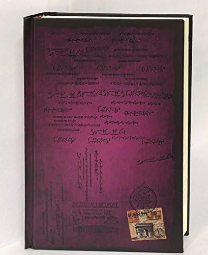 Retro Hardcover Notebook, Schedule Weekly Monthly Planner, Vintage Classic Lined Paper Dairy, Premium writing paper, Best gift for to do list (15cm11cm, Dark Purple)