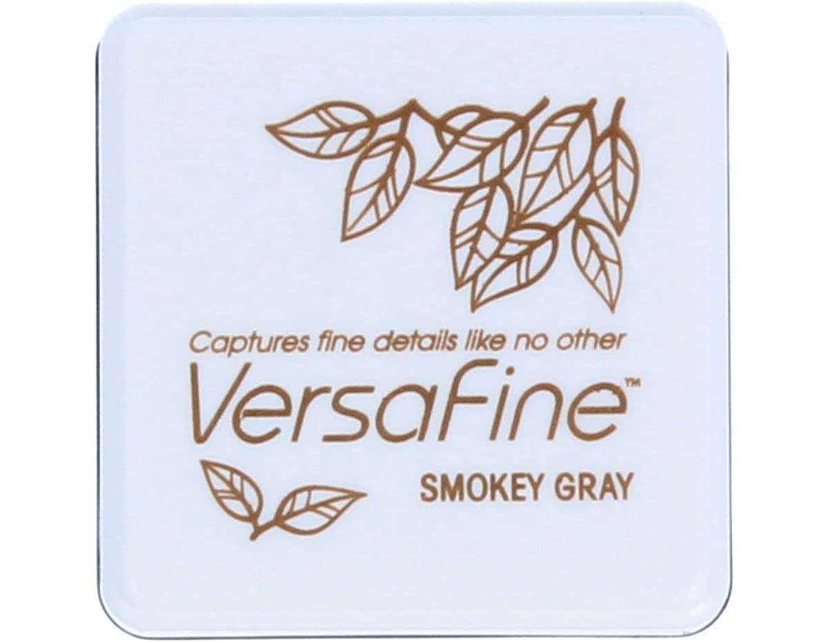 Tsukineko Versafine Small Ink Pads Tsukineko Instant Dry Pigment Ink, Smoky Grey