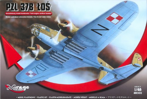 Mirage Hobby PZL 37B LOS Twin-Engine Medium Bomber