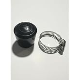 Universal Disposal Dishwasher Drain Plug Cap with Hose Clamp | Includes Hose Clamp, Rubber Cap, Leak-Proof Seal, Easy Installation