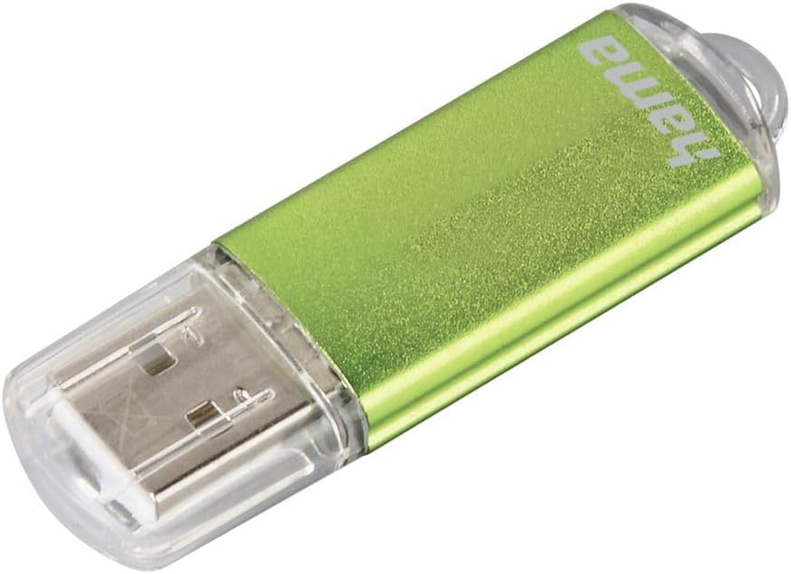 Hama Laeta 64GB USB 2.0 Flash Drive Type-A Green Transparent Metal Plastic