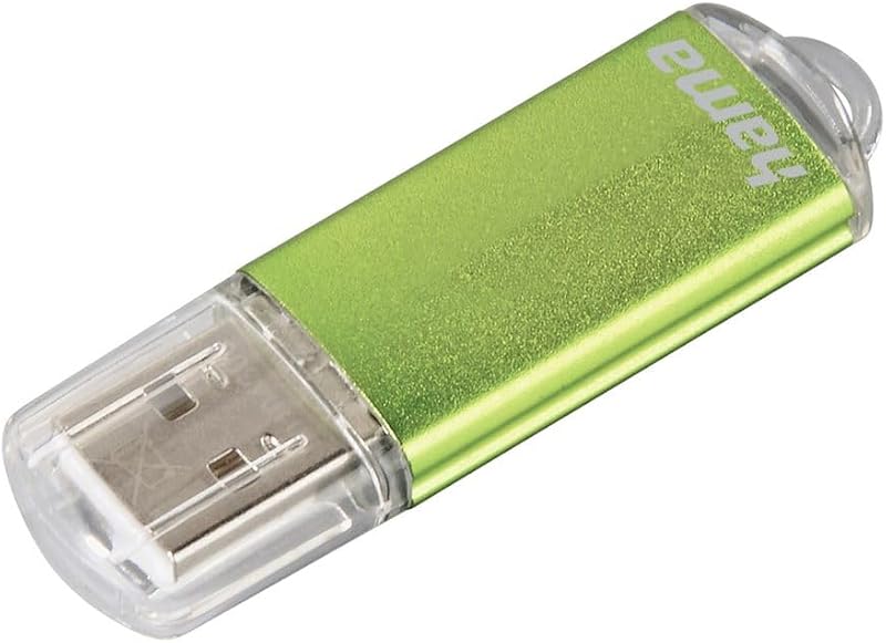 Hama Laeta 64GB USB 2.0 Flash Drive Type-A Green Transparent Metal Plastic