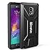 Poetic Samsung Galaxy Note 4 Case [Revolution Series] - [Heavy Duty] [Dual Layer] Complete Protection Hybrid Case with Built-In Screen Protector for Samsung Galaxy Note 4 Black