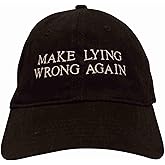 NanoHawk Make Lying Wrong Again Hat 2002 - Embroidered Adjustable Cap