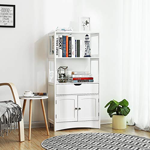 2 SONGMICS+Bathroom+Cupboard+Entryway+UBBC64WT