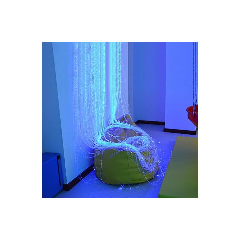 Upgraded 16W Fibre Optic Curtain Light APP Waterfall Light Kit for