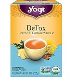 Yogi Teas Detox,16 Tea Bags, (Pack of 6), Packaging May Vary