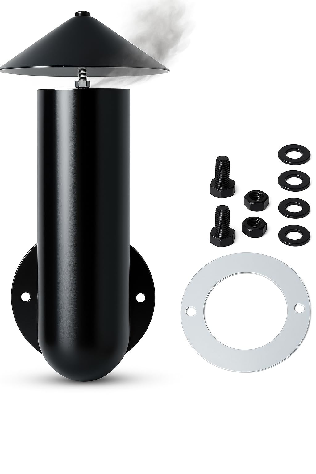 Photo 1 of ???? ???????? Pellet Grill Smoke Stack Chimney Replacement for Pit Boss Traeger Camp Chef, Replacement Stack Smoker Kits with Umbrella, Gasket, Screw, Locking Washer & Washer