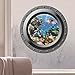 Vktech® Shark Ocean View Wall Sticker 3D Porthole Window Kids Room Home Decor Art