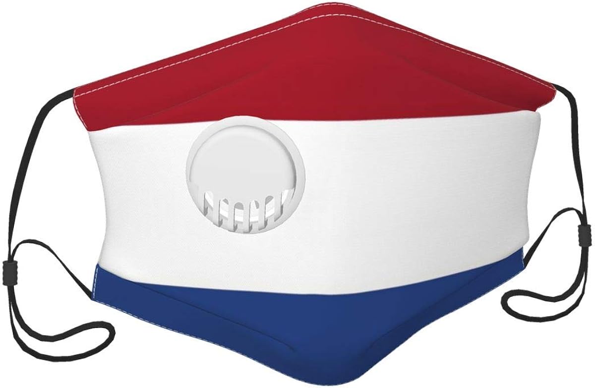 Netherlands Flag Kids Reusable Face Mask Cover Anti Dust