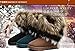 women winter warm high long snow Ankle boots faux fox rabbit fur tassel shoes