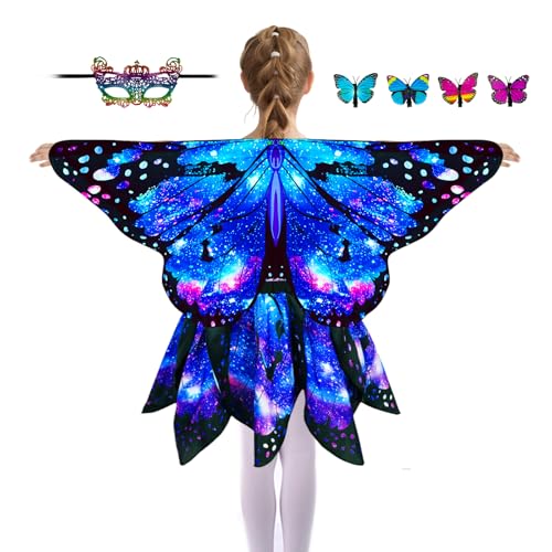 Starry Blue Set+mask+hair Clips