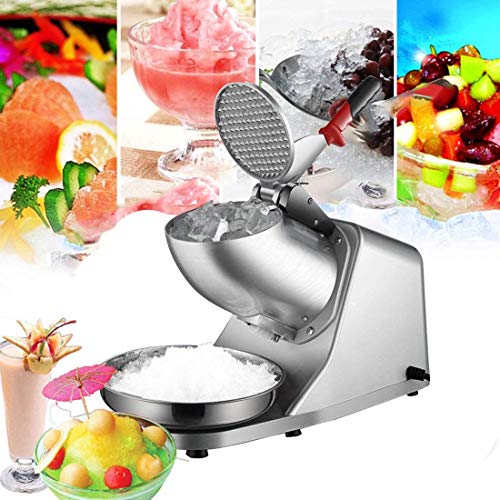YFGQBCP 250W Elektro-EIS-Crusher Schnee-Kegel-Maschine Ice Shaver Maschine 143lbs / h rasierte EIS-Maschine Einbau… – Bild 6