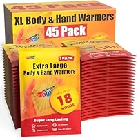 Large Hand & Body Warmers - Up to 18 Hours of Heat, Super Long Lasting - Easy, All Natural - Air Activated, for Body, Hands & Toes - Odorless Hot Hand Warmer - Sport Temp