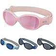 Living out your qool time! Baby Sunglasses with Strap Round Frame UV400 Protection for Infant Boy Girl Age 0-24 months