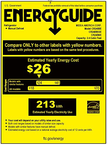 5 Emerson+CR240BE+Compact+Single+Refrigerator