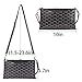 Small Wristlet Clutch Crossbody Bag Designer Pouch with Strap (Black)