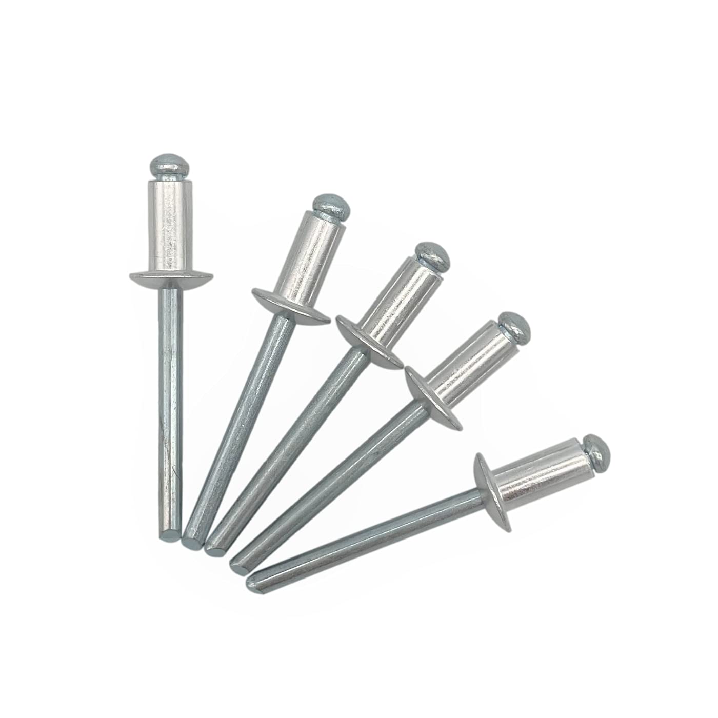 (Pack of 300 pcs) Blind Rivets 4.8 x 10 mm, Dome Head Open Type, DIN 7337, Aluminum Rivet and Steel Mandrel, Pop Rivets (300, 4.8 x 10 mm) โ image 1
