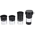 1.25 Inch Telescope Accessories Set, Plossl 4mm 10mm 25mm Astronomical Telescope Set with Lens 2 Pack for Orion Telescope Accessories Series 4000 Serious Orion Telescope Lenses