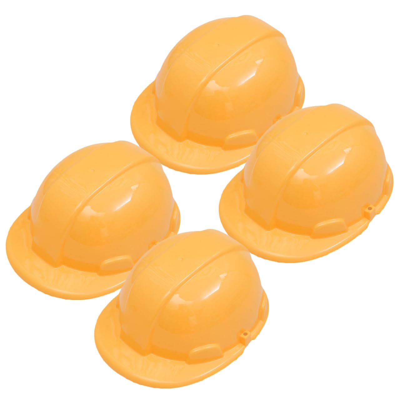 ibasenice Kids Safety Helmet Toy Set 4 Pack Engineering Hard Hats for Toddlers Role Play Construction Hats Educational Builder Accessories 8.46X6.89X3.94 Inches