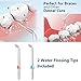 QQcute Water Flosser Cordless Oral Irrigator - IPX7 Portable Rechargeable Tooth Cleaner Whitening With 3 Modes Dental Water Jet Tips, Travel and Home Use