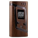 SMOK ALIEN SKIN 220W - Custom Protective Vinyl Decal for ecig - Best quality cover - Second life to your box mod - wrap and enjoy - BONUS STICKERS (Wood Brown)