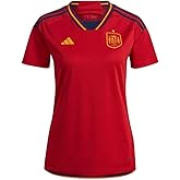 adidas Spain Women's World Cup 2022 Home Jersey (as1, Alpha, x_l, Regular, Regular, X Large) Red, Navy