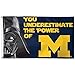 WinCraft NCAA University of Michigan 15922215 Deluxe Flag, 3' x 5'