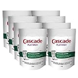 Cascade Platinum Dishwasher Cleaner Pods Fresh Scent, 1 Count (8 Pack)