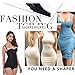 Burvogue Body Shaper, Women Zipper Firm Control Shapewear Bodysuit (M(US Size 4), Black1)