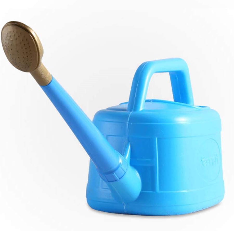 Amazon Co Jp じょうろ ガーデニングの濃い緑のプラスチックの長い首に水を沸かすホーム手持ち式灌漑缶は青3 5l A 色 青 Diy 工具 ガーデン