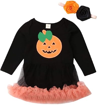 baby girl halloween romper