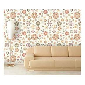 Large Wall Mural - Janpanese Style Pattern | Self-Adhesive Vinyl Wallpaper/Removable Modern Decorating Wall Art -66" x 96"