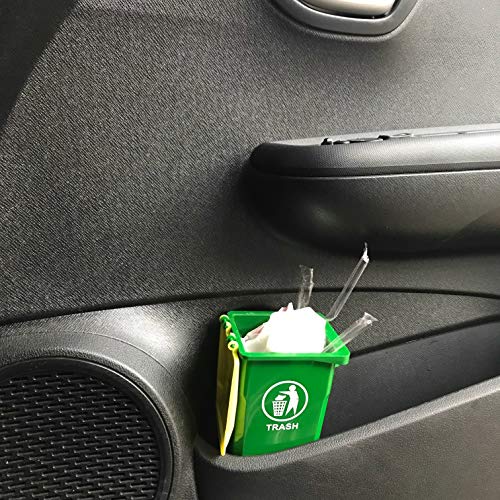 Wiosi Mini Curbside Garbage Trash Bin Pen Holder and Unique Tiny Size