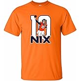Bo Nix 10 Denver Football Graphic Rising QB Inspired Unisex T-Shirt
