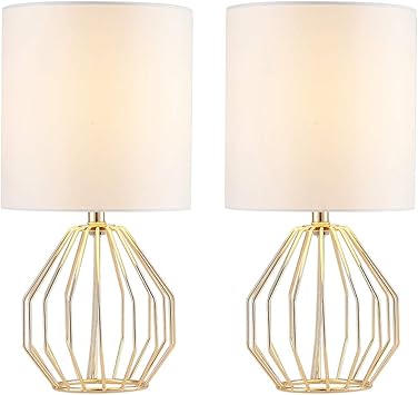 small gold lamp shade