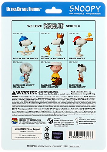 Medicom Peanuts Series 6: Hockey Player Snoopy UDF Action Figure - Thumbnail 2