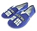 Doctor Who Women's Blue Tardis Slip On Shoes Ladies 9/10