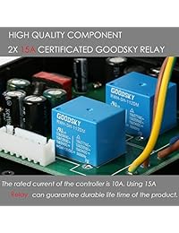 bayite BTC201   Termostato digital precableado, 2 fases de calentamiento y modo de refrigeración, 110 V   240 V 10 A