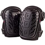 NoCry Professional Knee Pads with Heavy Duty Foam Padding and Comfortable Gel Cushion, Strong Double Straps and Adjustable Easy-Fix Clips (Misc.)