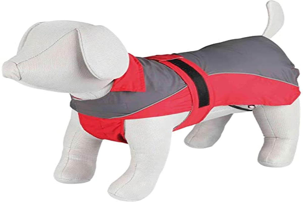 Trixie Lorient Raincoat, 25 cm, Red/Grey
