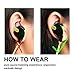 Amoner Bluetooth Headphones, Sports Wireless Earbuds Headsets with Microphone for iPhone, iPad, Samsung Galaxy and Other Android Devices