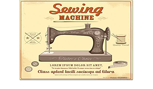 Iman Nevera Retro Máquina de coser : Amazon.es: Hogar y cocina